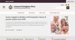 Desktop Screenshot of comune.pomiglianodarco.gov.it